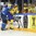 COLOGNE, GERMANY - MAY 20: Finland's Jesse Puljujarvi #39 bodychecks Sweden's Jonas Brodin #25 during semifinal round action at the 2017 IIHF Ice Hockey World Championship. (Photo by Matt Zambonin/HHOF-IIHF Images)

